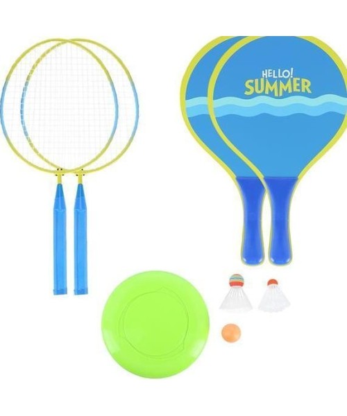 Badmintono rinkiniai Nils: NRZ053 3IN1 BADMINTONO RINKINYS NILS