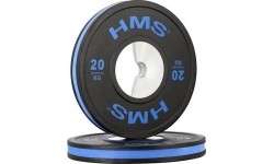 50 mm - Plieniniai svoriai padengti guma HMS: BTBR OLIMPINIŲ PLOKŠTELIŲ RINKINYS - BAMPERIS