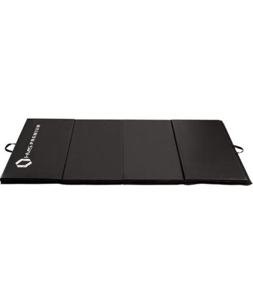 Čiužiniai sportui HMS Premium: Sulankstomas gimnastikos kilimėlis HMS Premium MGS01 2400x1200mm, juodas