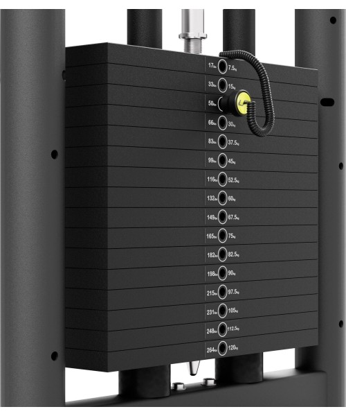 Strength Machines UpForm: Trosinis traukimo treniruoklis UpForm UF-006, su besisukančiomis rankenomis