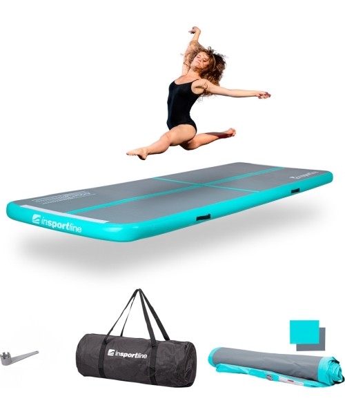 Inflatable Mats inSPORTline: Inflatable Exercise Mat inSPORTline Airstunt 400 x 100 x 10 cm Gray
