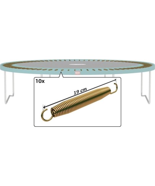Trampoline Springs BERG: Springs Berg Favorit-Goldspring Solo, 10pcs.