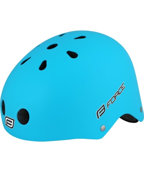 Aksesuarai bei priedai dviračiams : Šalmas FORCE BMX 58-63cm L-XL (matinė mėlyna)