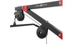 Multi Gyms Marbo Sport: Universalus traukos treniruoklis tvirtinamas prie sienos Marbo MH-W108