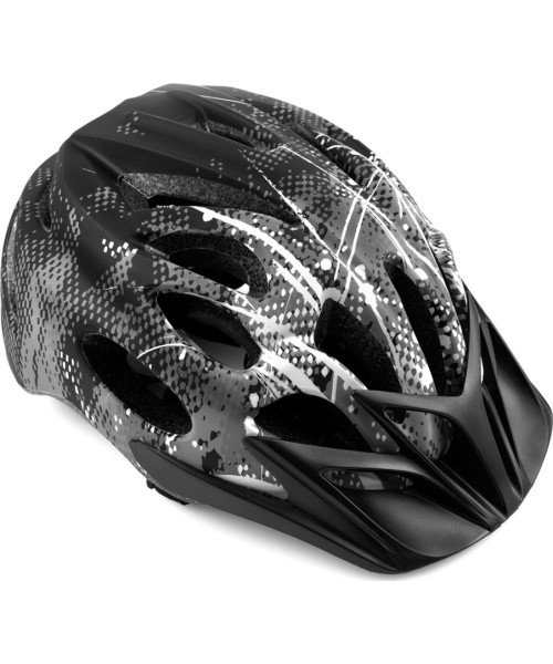 Aksesuarai bei priedai dviračiams Spokey: Dviratininko šalmas Spokey Checkpoint, 58-61cm