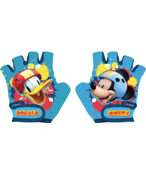 Aksesuarai bei priedai dviračiams : Pirštinės MICKEY (mėlynos)