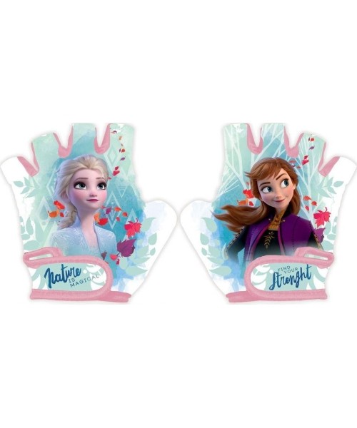 Aksesuarai bei priedai dviračiams : Pirštinės Frozen II vaikiškos XS 4-6 metų