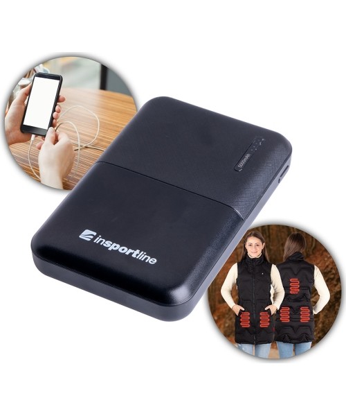 Kūno šildytuvai : Power Bank inSPORTline PowerFive II 5,000 mAh