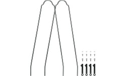 Gloves & Helmets & Accessories : Skydelių tvirtinimo detalė SKS VELO 55 CROSS