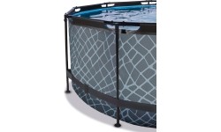 Above Ground Pools Exit: Baseinas EXIT Stone ø360 x 122 cm su pompa su filtru