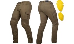 Men's Motorcycle Jeans W-TEC: Motociklininko džinsai W-TEC Wallbridge Olive