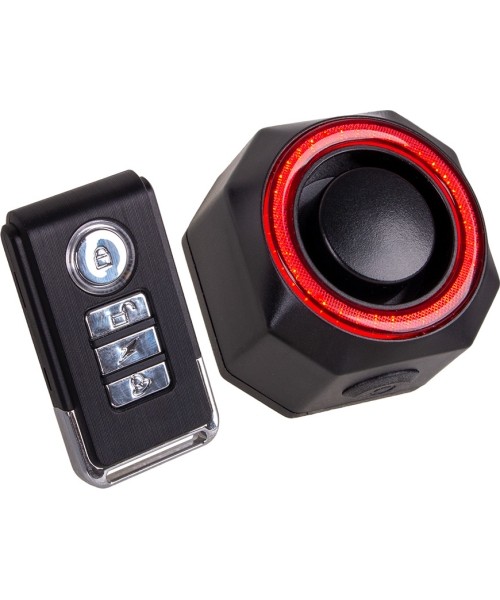 Galiniai dviračio žibintai inSPORTline: Bike Alarm w/ Rear Light inSPORTline Jolty