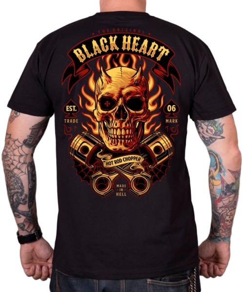 Men's T-Shirts Black Heart: T-Shirt BLACK HEART Hell Boy
