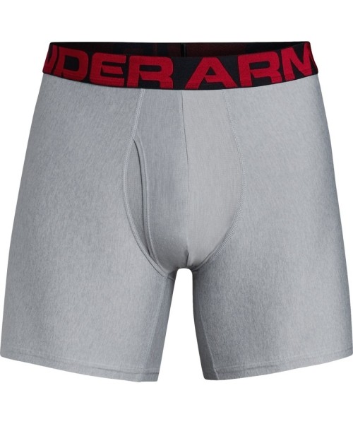 Vyriškas apatinis trikotažas Under Armour: Vyriškos boksininkų kelnės Under Armour Tech 6in - 2 pakuotės