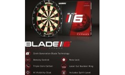 Smiginio taikiniai Winmau: Smiginio taikinys Winmau Blade 6 Triple Core