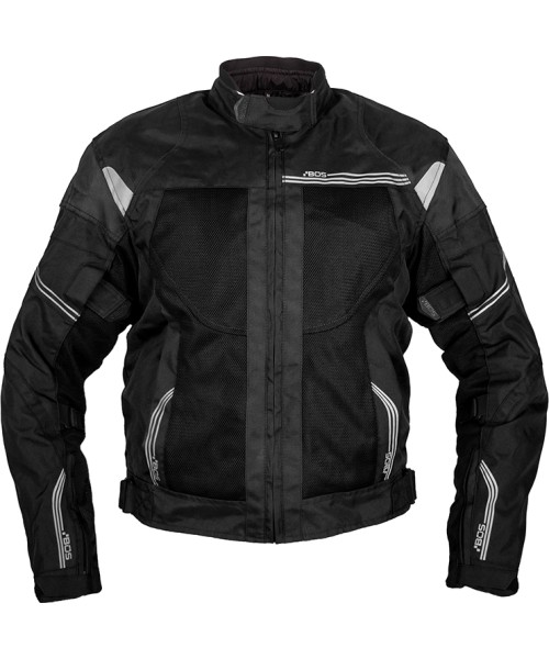 Men's Short Textile Jackets BOS: Vyriška vasarinė motociklininko striukė BOS Hobart