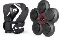 Boxing Trainers inSPORTline: Sieninis elektroninis smūgiavimo taikinys inSPORTline Smartpunch + bokso pirštinės inSPORTline S...
