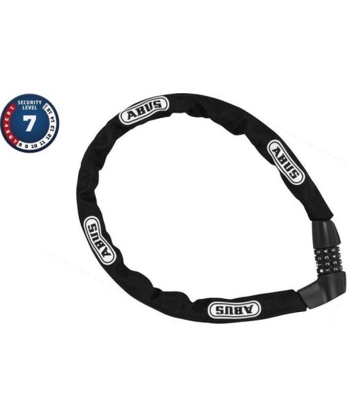 Aksesuarai bei priedai dviračiams Abus: Spyna Abus Chain Tresor 1385/85 black