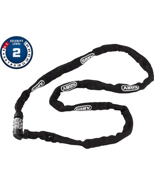 Aksesuarai bei priedai dviračiams Abus: Spyna Abus Chain Web 1200/110 code black