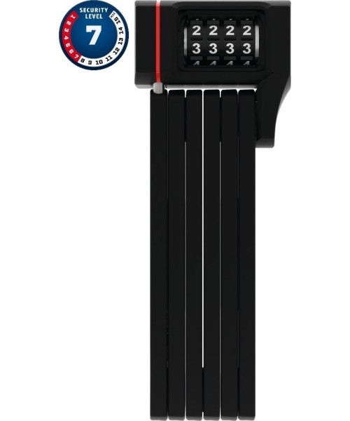 Gloves & Helmets & Accessories Abus: Spyna Abus Folding Bordo uGrip 5700C/80 BK SH