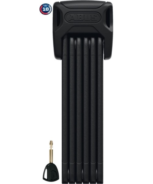 Aksesuarai bei priedai dviračiams Abus: Spyna Abus Bordo 6000K/90 black SH