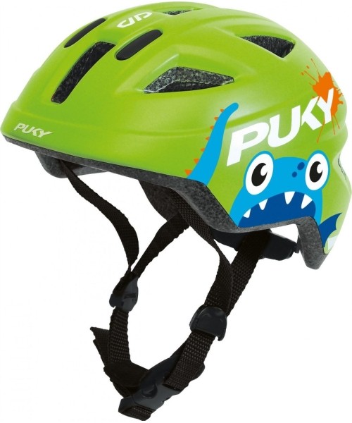 Aksesuarai bei priedai dviračiams PUKY: Šalmas PUKY PH 8 Pro-S kiwi Monster