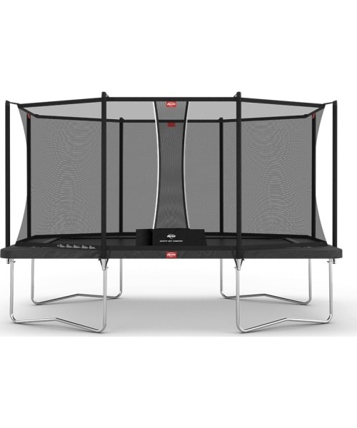 On-ground trampolines BERG: BERG Ultim Favorit Regular 410 Grey + Safety Net Comfort