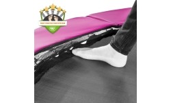 On-ground trampolines Exit: Apvalus batutas Exit Silhouette 427cm - Rožinis