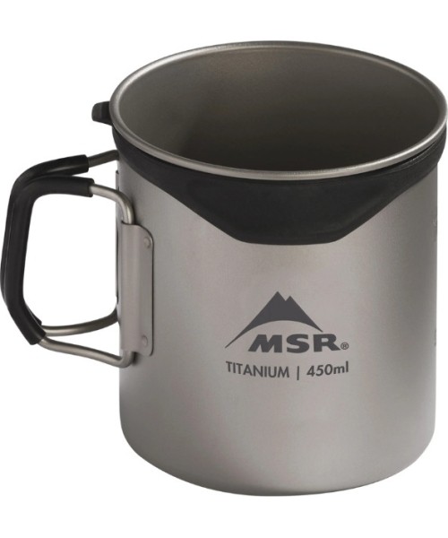 Canteens and Mugs MSR: Titaninis puodukas MSR Titan Cup 450 mL