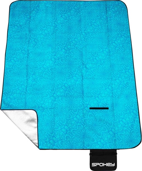 Camping Accessories Spokey: Vilnonė iškylų antklodė 210 x 180 cm mėlyna Spokey PIKNIKO MANDALA