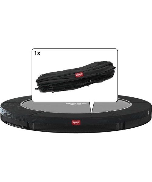 Trampoline Spare Parts BERG: Favorit - InGround Padding 430 Black with white edge