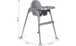 Outdoor Toys Eco Toys: Maitinimo kėdutė 2in1 dėklo diržai ECOTOYS