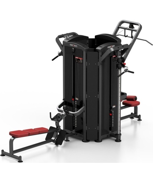 Strength Machines Marbo Sport: Daugiafunkcis treniruoklis Marbo MP-T001 Mini, raudonas
