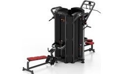 Strength Machines Marbo Sport: Daugiafunkcis treniruoklis Marbo MP-T001 Mini, raudonas